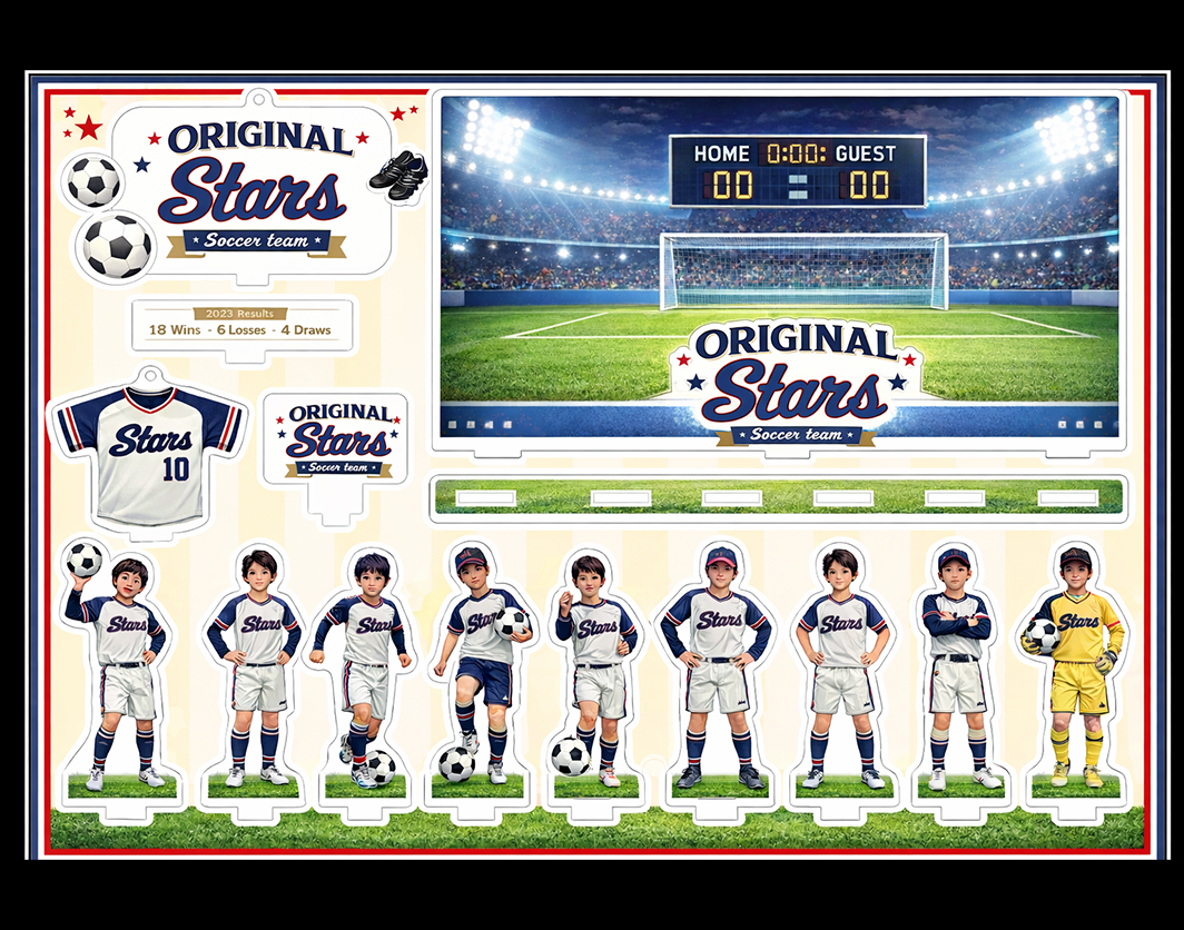 複数体のプレミアム制作例